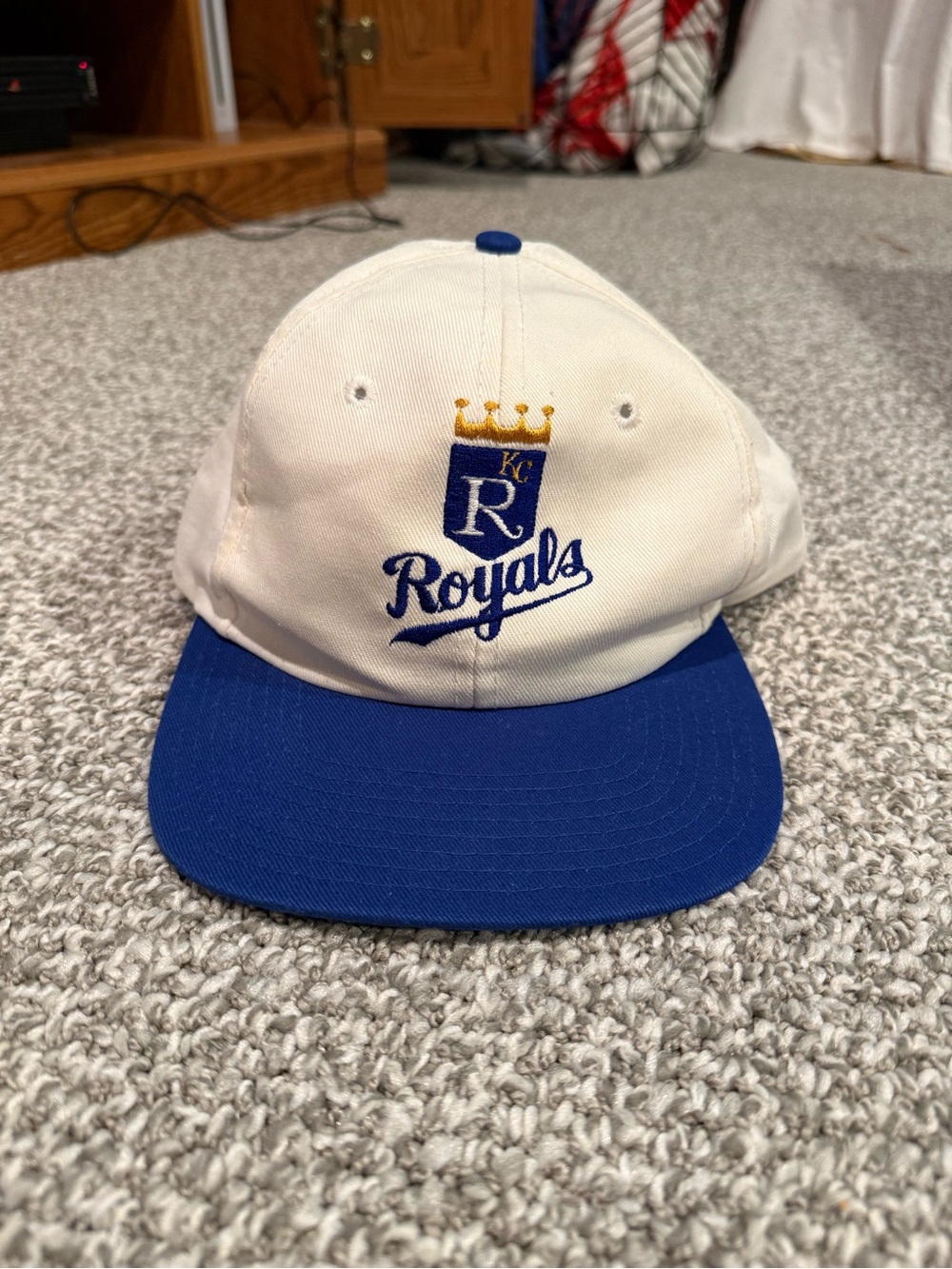 Vintage Kansas City Royals MLB Baseball Hat Twins Tag Multicolor